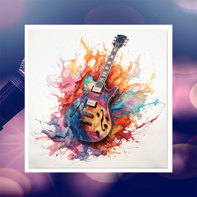 Foto Arte Fotográfica de Guitarras Salpicantes Psicodél (Criador carregado)