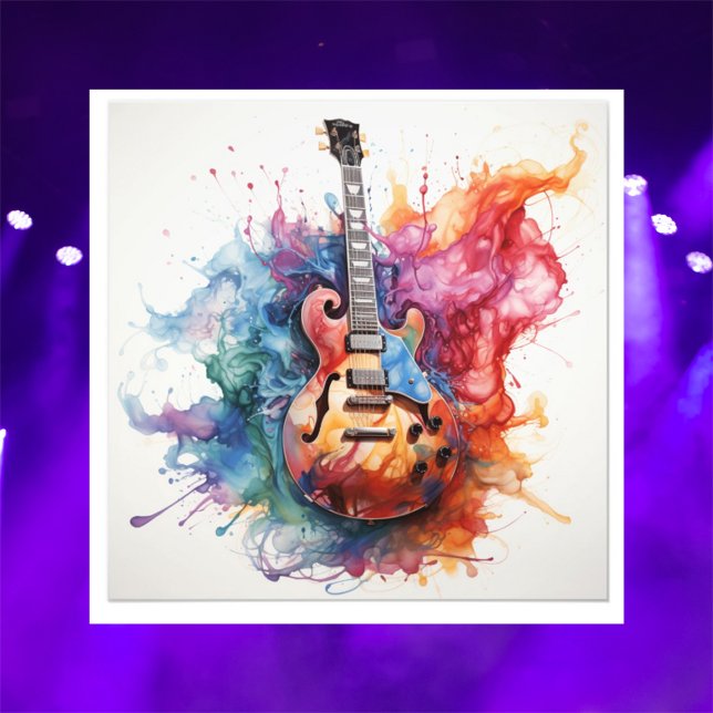 Foto Arte Fotográfica de Guitarras Salpicantes Psicodél (Criador carregado)
