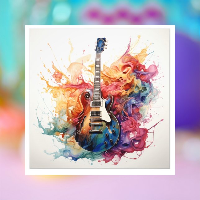 Foto Arte Fotográfica de Guitarras Salpicantes Psicodél (Criador carregado)
