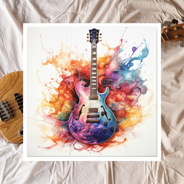 Foto Arte Fotográfica de Guitarras Salpicantes Psicodél (Criador carregado)
