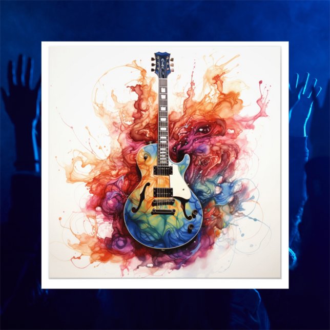 Foto Arte Fotográfica de Guitarras Salpicantes Psicodél (Criador carregado)