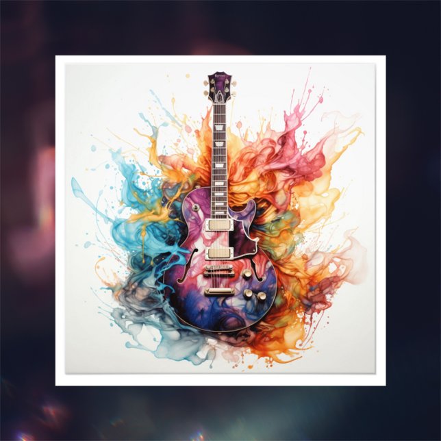 Foto Arte Fotográfica de Guitarras Salpicantes Psicodél (Criador carregado)