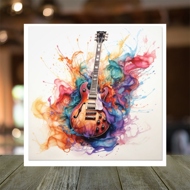 Foto Arte Fotográfica de Guitarras Salpicantes Psicodél (Criador carregado)