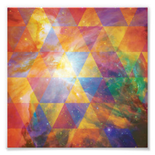 Foto Arte Geométrica Galáxica