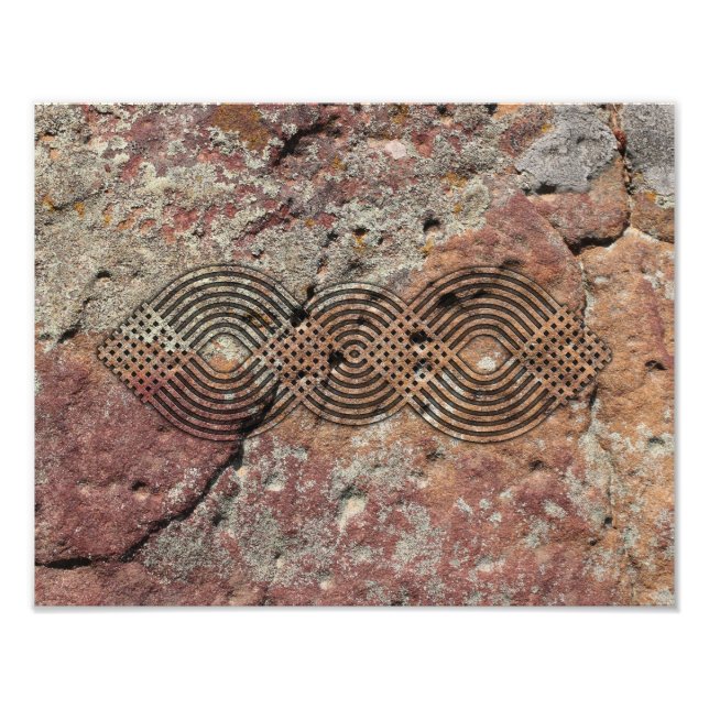 Foto Arte Geométrica Weave (Frente)