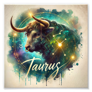 Foto Arte Japonesa Taurus Zodiac
