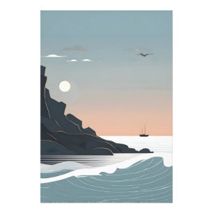 Foto Arte marítima minimalista