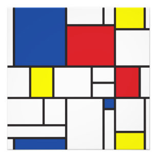 Foto Arte Moderna De Stijl Geométrica Minimalista Mondr