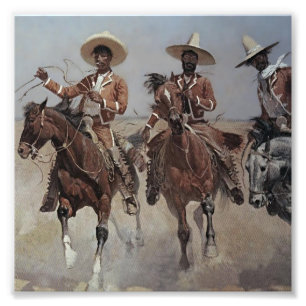 Foto Arte Ocidental de Frederic Remington “Cavaleiros M