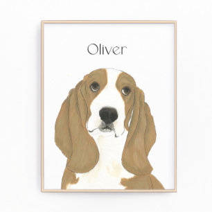 Foto Arte personalizada de basset