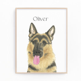 Foto Arte personalizada de German shepherd