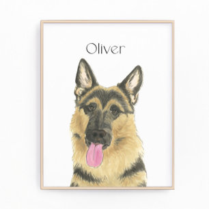 Foto Arte personalizada de German shepherd