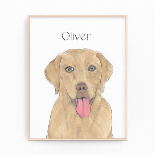 Foto Arte Personalizada Dudley Labrador