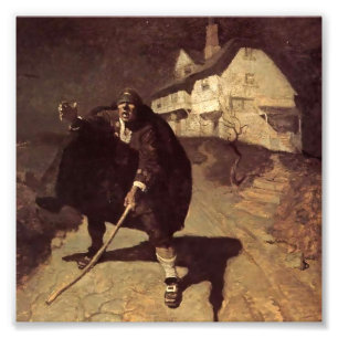 Foto Arte Pirata “Blind Pew” por NC Wyeth