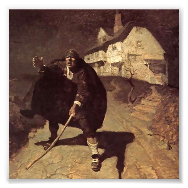 Foto Arte Pirata “Blind Pew” por NC Wyeth (Frente)