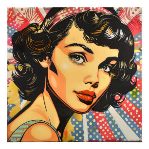 Foto Arte Pop de Garota Bonita
