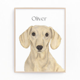 Foto Arte Red Dachshund Personalizada