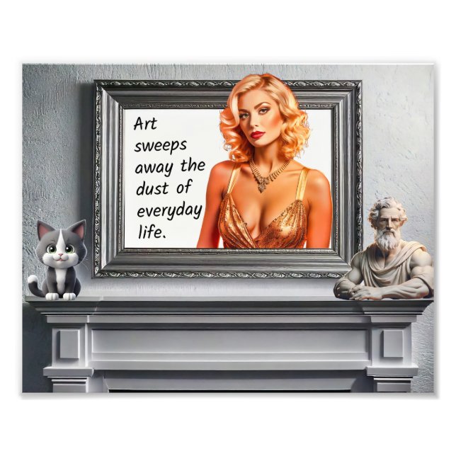 Foto Arte suprime a poeira do dia a dia (Frente)