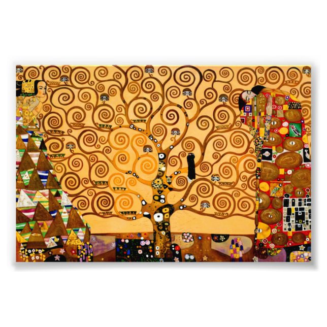 Foto Árvore da Vida de Gustav Klimt Fine Art (Frente)