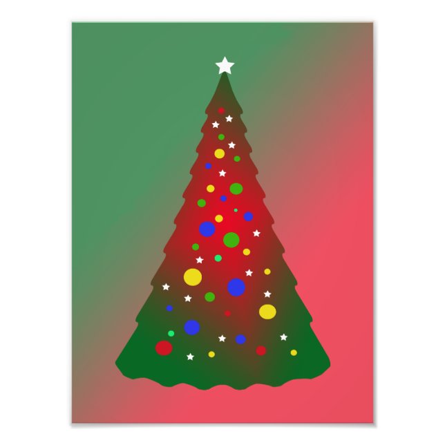 Foto Árvore de Natal Red Green (Frente)