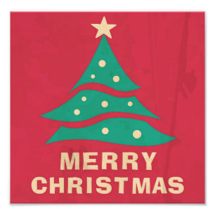 Foto Árvore de Retro Feliz Natal