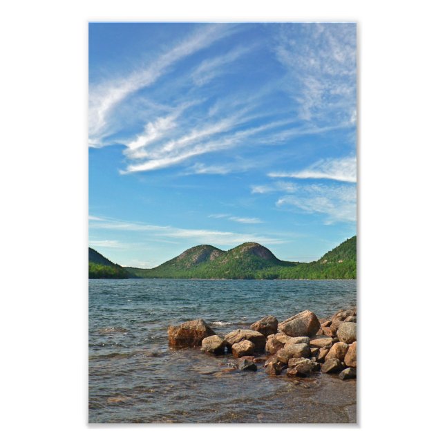 Foto As Bolhas e Jordan Pond, Maine (Frente)