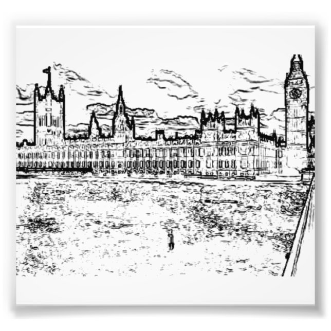 Foto As Casas do Parlamento, Westminster, Londres (Frente)