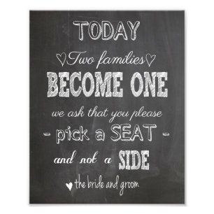 Foto As famílias do sinal dois do casamento do quadro