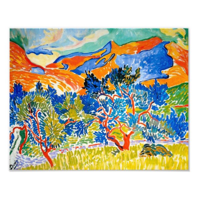 Foto As montanhas em Collioure | Andre Derain | (Frente)