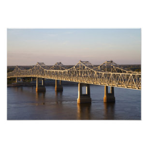 Foto As Pontes Natchez-Vidalia que cruzam o