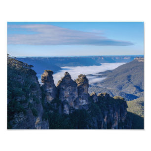 Foto As três irmãs, a montanha azul - impressão da f