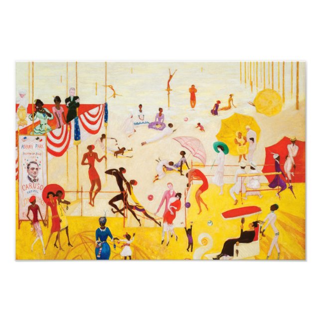 Foto Asbury Park South, 1920 por Florine Stettheimer (Frente)