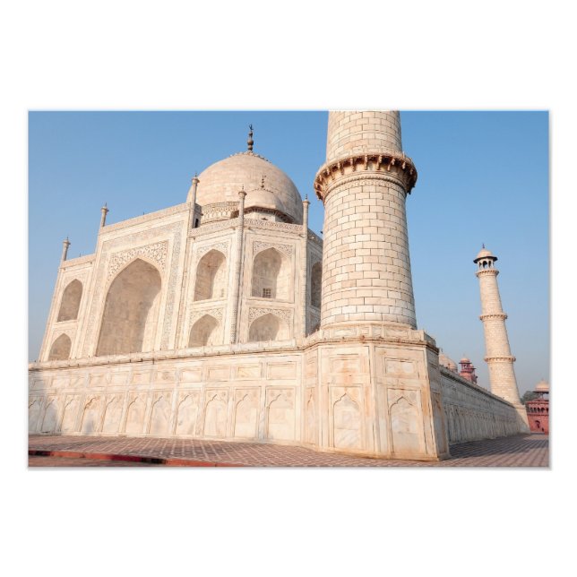 Foto Ásia, Índia, Uttar Pradesh, Agra. O Taj 7 (Frente)