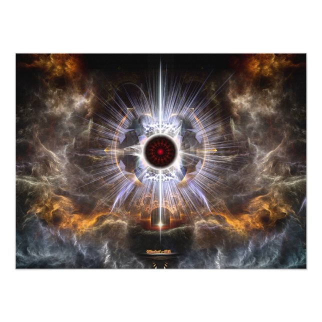 Foto Asilo De Composição De Arte Fractal Leve (Frente)