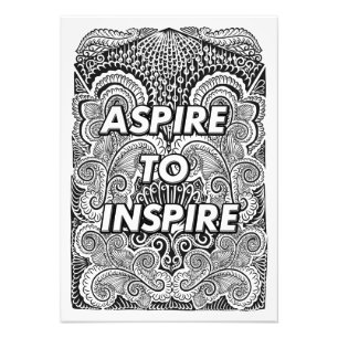 Foto ASPIRE PARA INSPIRE - Cotação de Declaração Positi