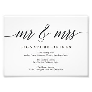 Foto Assinatura De Casamento - Sinal De Bebidas Escolhe