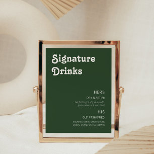 Foto Assinatura Moderna Chic Retroativa Bebe Verde Escu