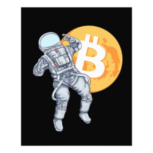 Foto Astronauta Cripto-BITCOIN - À Lua