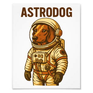 Foto Astronauta do Dachshund Wiener Dog Astrodog