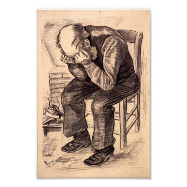 Foto At Eternitys Gate - Van Gogh (Frente)