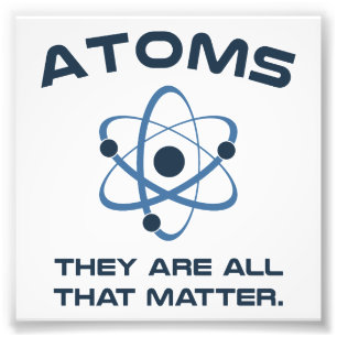 Foto Átomos são tudo que importa