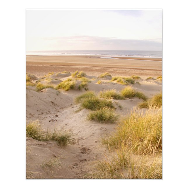 Foto Através das Dunas até o Mar – Holkham, Norfolk (Frente)