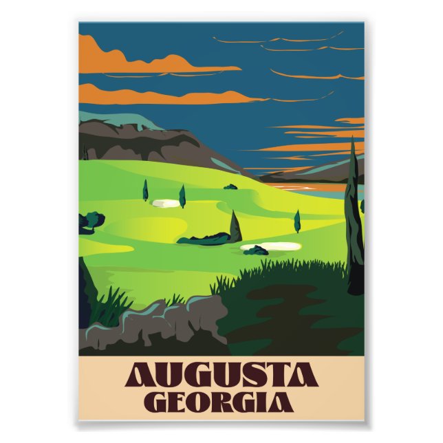 Foto Augusta Georgia Golf poster (Frente)