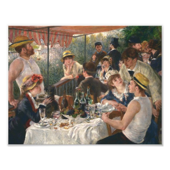 Foto Auguste Renoir - Luncheon do Partido Barco (Frente)