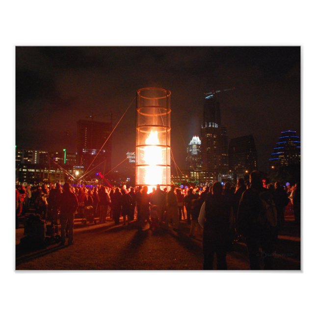 Foto Austin Texas Anos novos Fire (Frente)