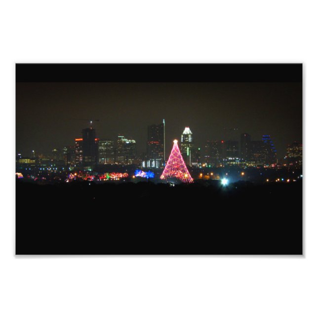 Foto Austin Texas Christmas Trail of Lights Skyline (Frente)