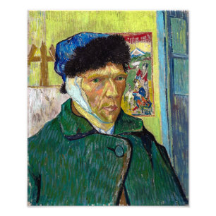Foto Autorretrato com a Orelha Cortada Van Gogh