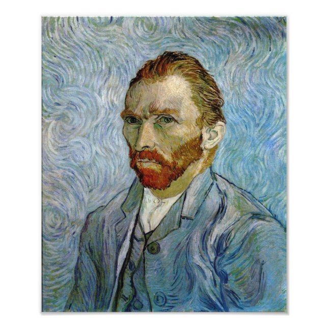 Foto Autorretrato de Vincent Van Gogh (Frente)