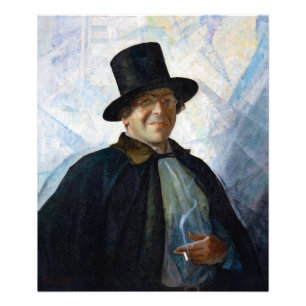 Foto Autorretrato em Top Hat e Cabo por N. C. Wyeth