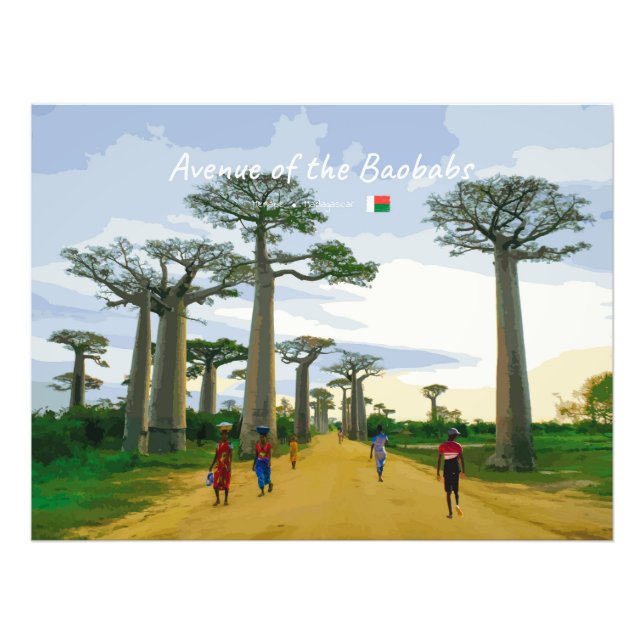 Foto Avenida dos Baobás, Madagascar - Paisagem (Frente)